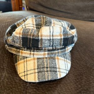 Plaid  Cap for women